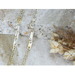 Złoty łańcuszek pełny dla mężczyzny i kobiety