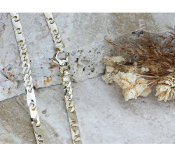 Złoty łańcuszek elementowy 4mm