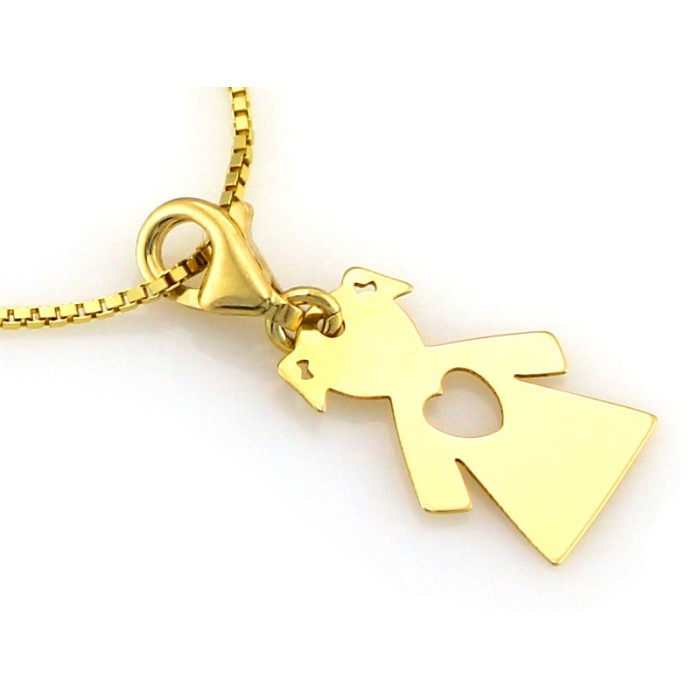 Złota przywieszka charms z pozostałymi symbolami