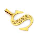Złota przywieszka - litera w eleganckim wydaniu 585/14k