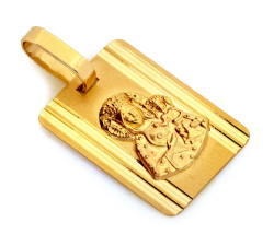 Złote medaliki 585/14k – elegancka biżuteria
