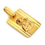Złote medaliki 585/14k – elegancka biżuteria