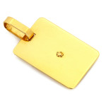 Złote medaliki 585/14k – elegancka biżuteria