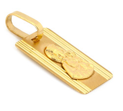 Złote medaliki 585/14k – elegancka biżuteria