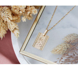 Złote medaliki 585/14k – elegancka biżuteria