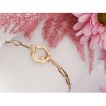Złota bransoletka 585 szerokość 11.2 mm