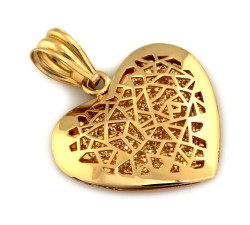 złota zawieszka bez kamieni