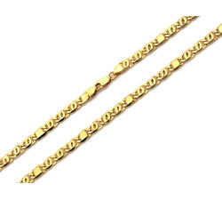 Złoty łańcuszek 585/14k 50 i 55 cm