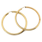 Złote kolczyki koła 585/14k