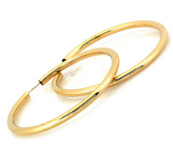 Złote kolczyki koła 585/14k