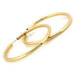 Złote kolczyki koła 585/14k