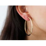 Złote kolczyki koła 585/14k