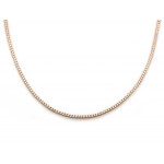 Złoty komplet naszyjnik i bransoletka z cyrkoniami