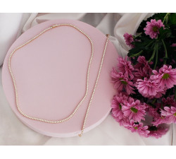 Złoty komplet naszyjnik i bransoletka z cyrkoniami