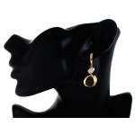 Złoty komplet biżuterii cyrkonie 14k