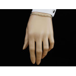 Złota bransoletka łańcuszkowa