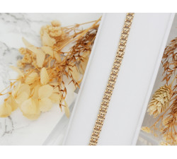 Złota bransoletka łańcuszkowa