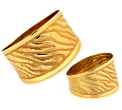 klasyczny złoty pierścionek