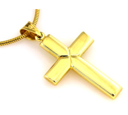 gładka złota zawieszka