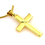 gładka złota zawieszka