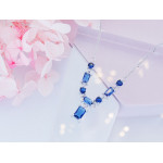 Naszyjnik srebrny z cyrkoniami