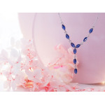 Srebrny naszyjnik z cyrkoniami na prezent