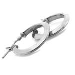 Srebrne kolczyki koła 22mm