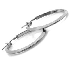 Srebrne kolczyki koła 38mm.