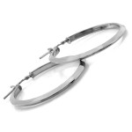 Srebrne kolczyki koła 38mm.