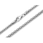 Srebrny łańcuszek rodowany 45cm