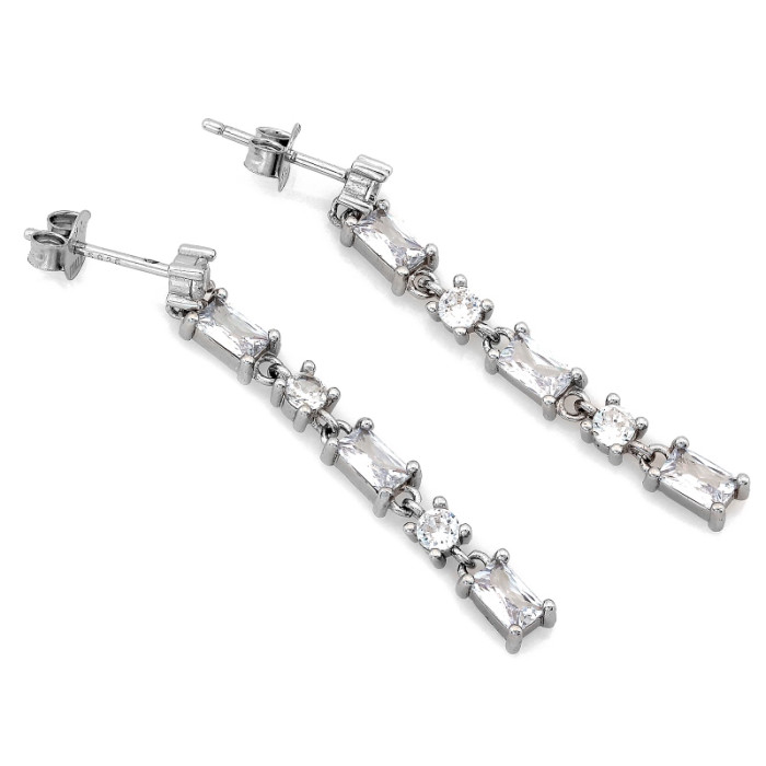 Kolczyki srebrne wiszące