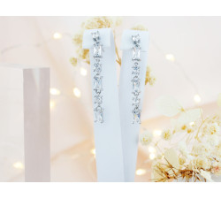 Kolczyki srebrne wiszące