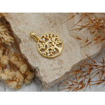 Pozłacana zawieszka drzewko szczęścia