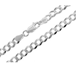 Srebrny łańcuszek Pancerka na prezent