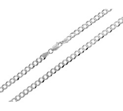 Srebrny łańcuszek Pancerka na prezent