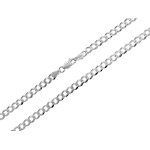 Srebrny łańcuszek Pancerka na prezent