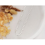 Srebrny łańcuszek Pancerka na prezent