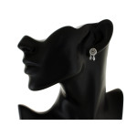 Srebrne kolczyki w kształcie piór