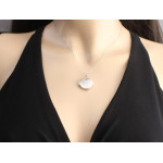 Srebrne puzderko na zdjęcie okrągłe