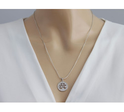 Zawieszka srebrna znak zodiaku waga