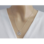 Zawieszka srebrna zodiak Lew