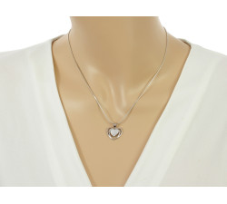 Srebrna przywieszka serce 925