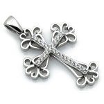 Srebrna przywieszka z krzyżykiem