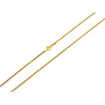 Srebrny łańcuszek pozłacany 0.925 45cm