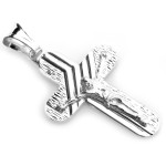 Krzyżyk srebrny z wizerunkiem z Jezusem