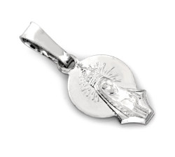 Medalik srebrny Matka Boska