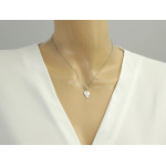 Medalik srebrny Matka Boska