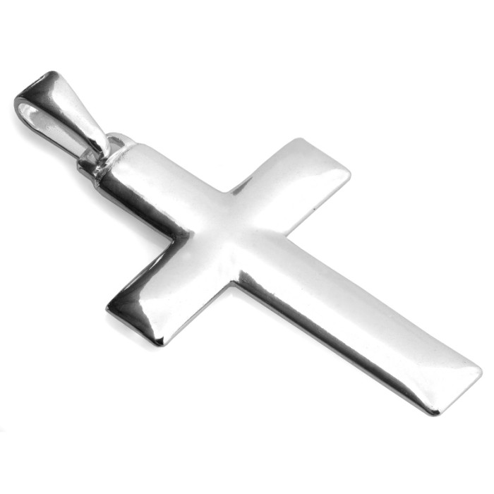 Srebrny krzyżyk na łańcuszek dla kobiet i mężczyzn