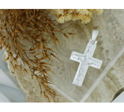 Srebrny krzyżyk klasyczny
