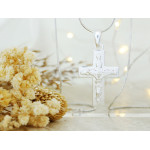 Srebrny krzyżyk klasyczny